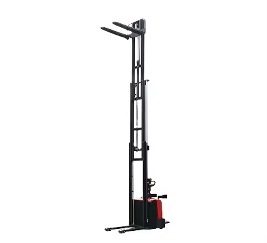Everlift Material Handling Walkie Stacker1.5t 2ton 4m-6.2m Tipo jinete con plataforma Carretilla elevadora portátil Precio de la carretilla elevadora