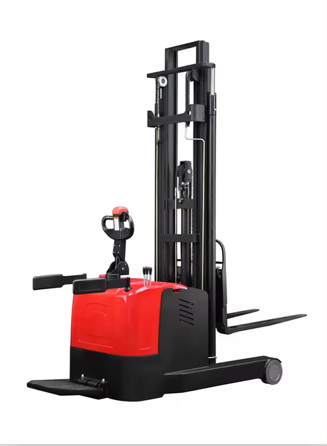 Everlift 2ton 1.5ton 1.2ton 1.6m 2.5m/3m/3.5m/4m/4.5m/5m/5.5m/6m Reach Pallet Stacker Carretilla retráctil Titulación hacia adelante/atrás y EPS Reach Walkie Stacker