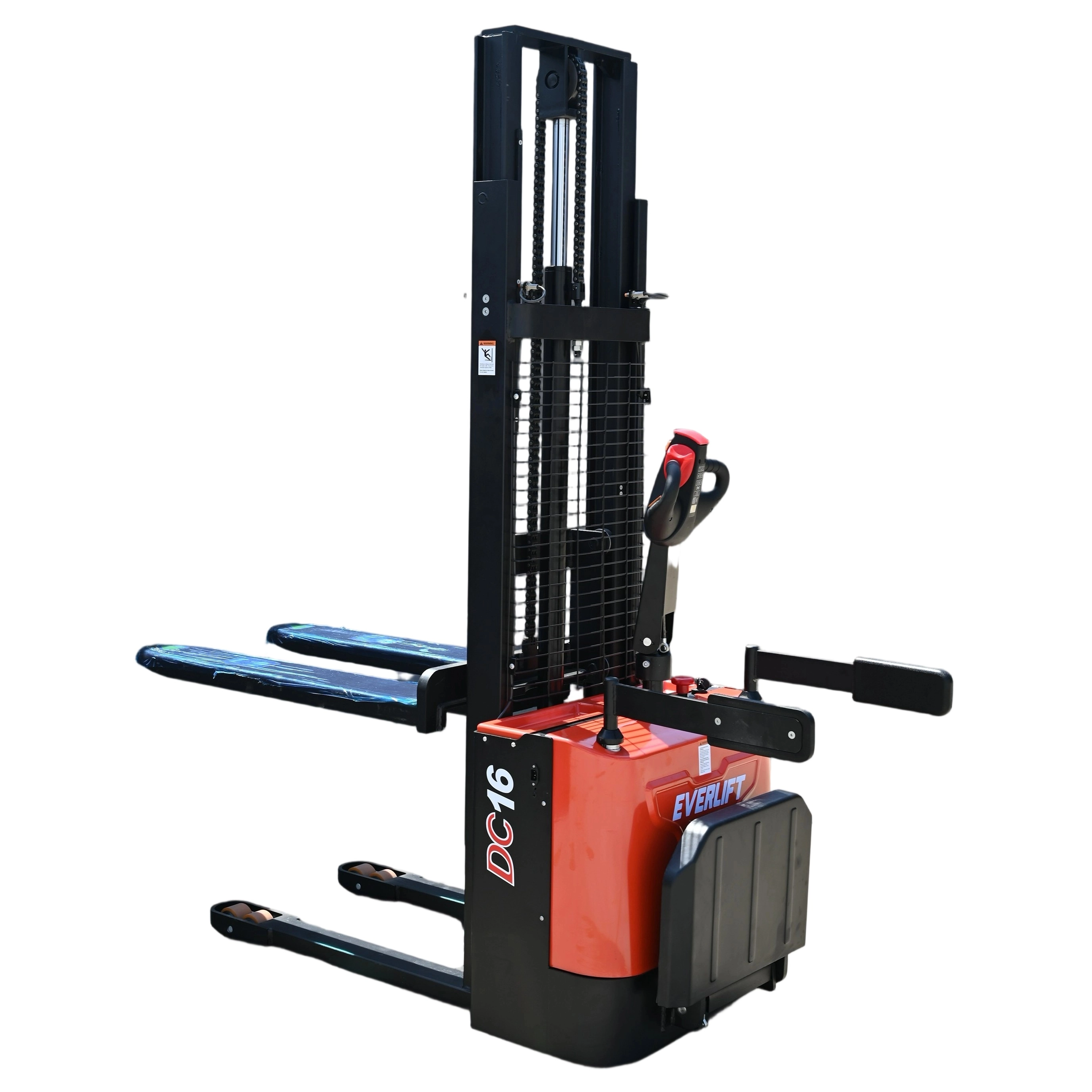 Everlift 1500 kg 2000 kg 3m Pallet Liftter Battery Potence Mociler con soporte en el pedal de la plataforma